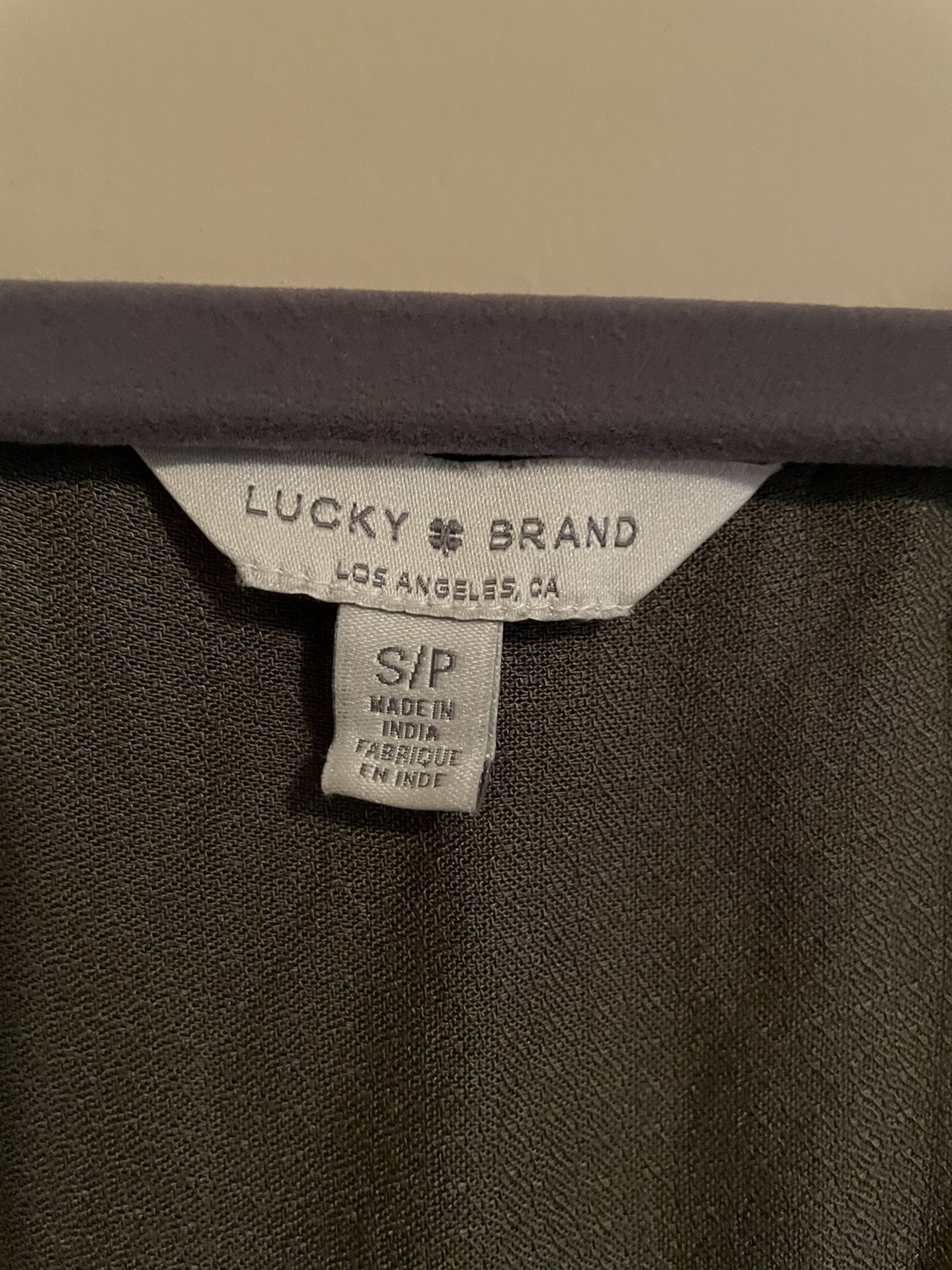 Lucky Brand Olive Green Dress, Womens Small