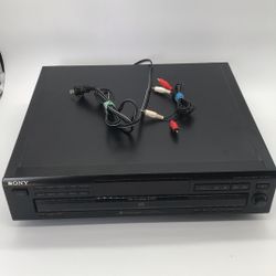 Sony 5 Disk CD Changer  Compact Disc Player Vintage 