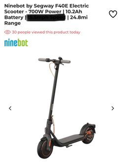 Electric scooter