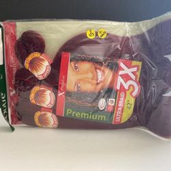 Maroon And Black Hair