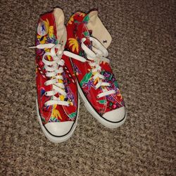 *Vintage* Converse All Star Chuck Taylors (Tropic)