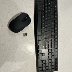 Wireless Keyboard & Mouse For Desktop -  $15