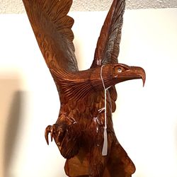 Beautiful solid wood eagle