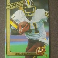 1991 Hi-Pro Art Monk Washington Redskins #278 Action Packed Football Card Vintage Collectible Sports NFL Trading