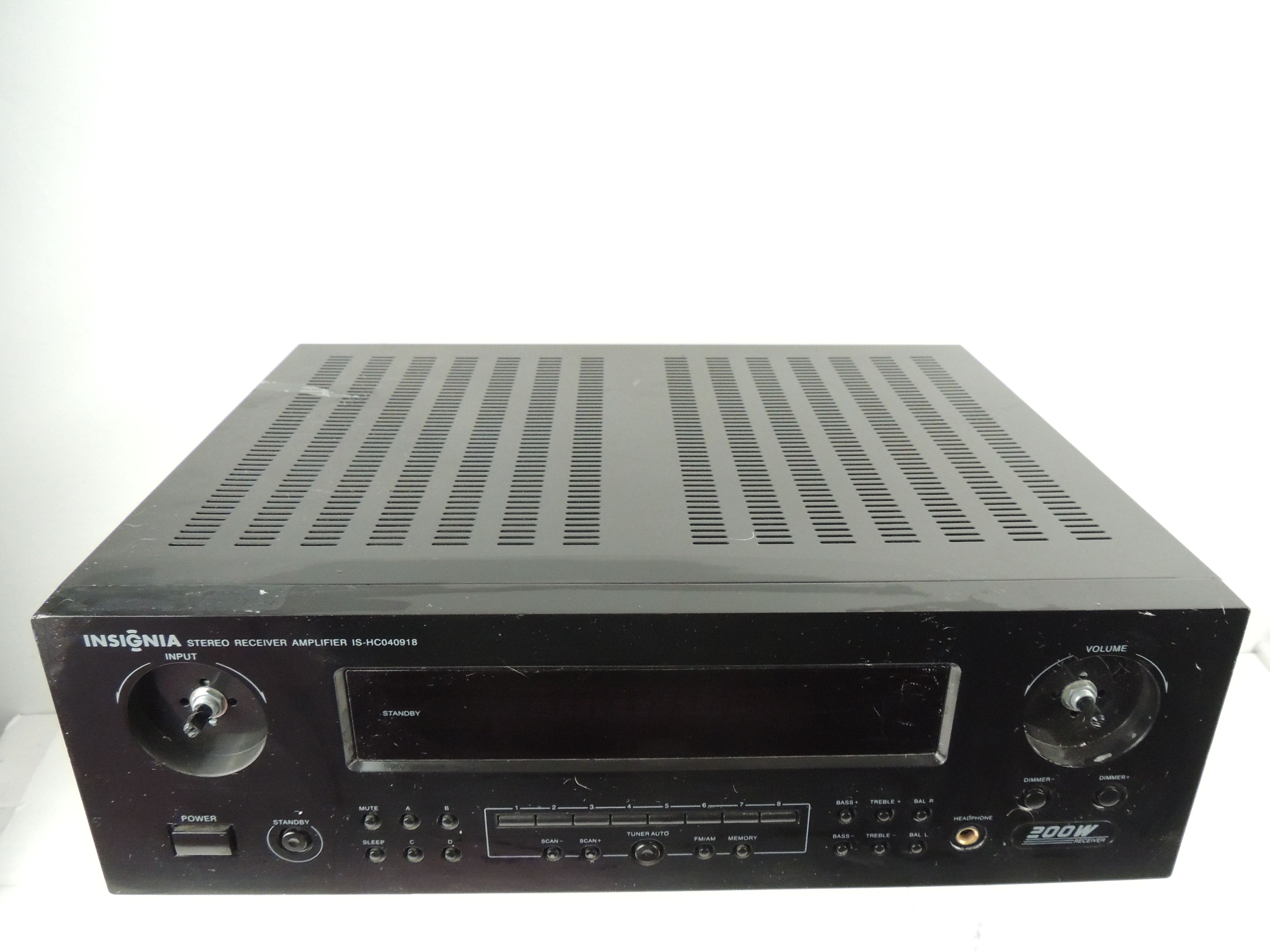 Insignia Am FM Stereo Receiver Amplifier 200W