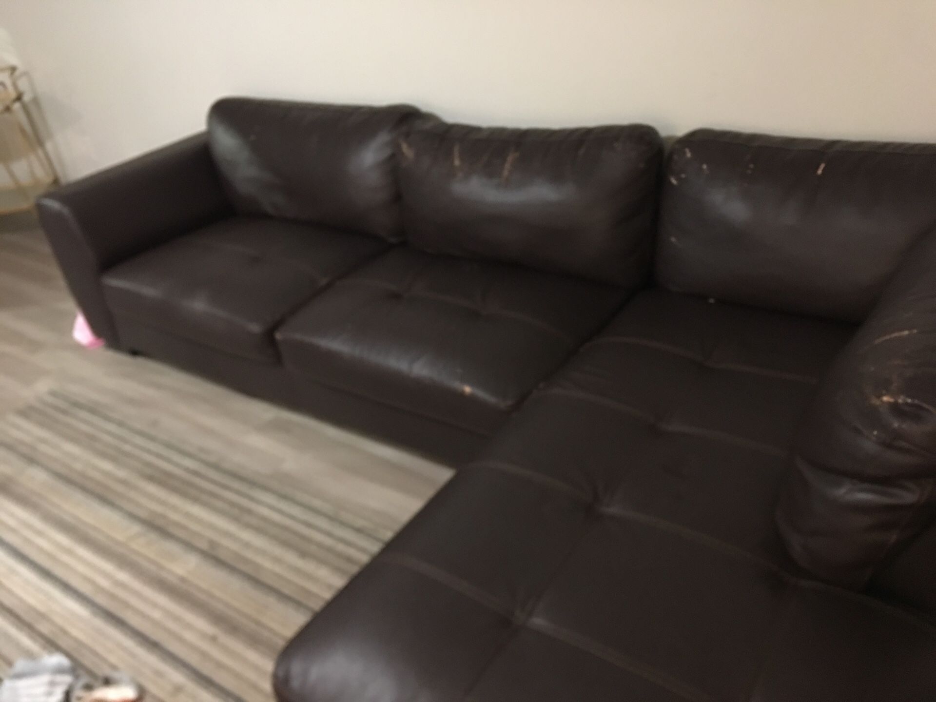 Brown Sectional Couch