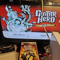 Wii guitar hero world tour