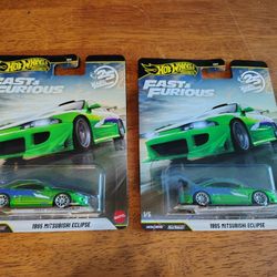 Hot Wheels Fast & Furious 25Th Anniversary Premium 2026 Chase Mitsubishi Eclipse x2