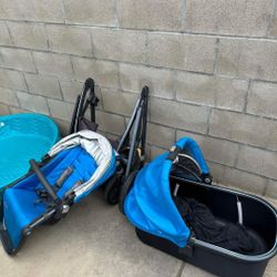 UppaBaby Vista With Riding Board & Bassinet