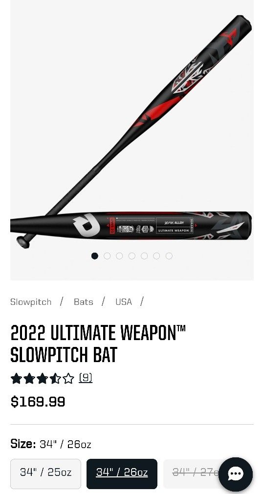 2022 ULTIMATE WEAPON SLOWPITCH BAT