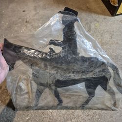 Cowboy steel Decoration.
