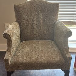 High Back Vintage Style Chair