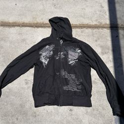 Guess Zip Up Hoodie Y2K Vintage 