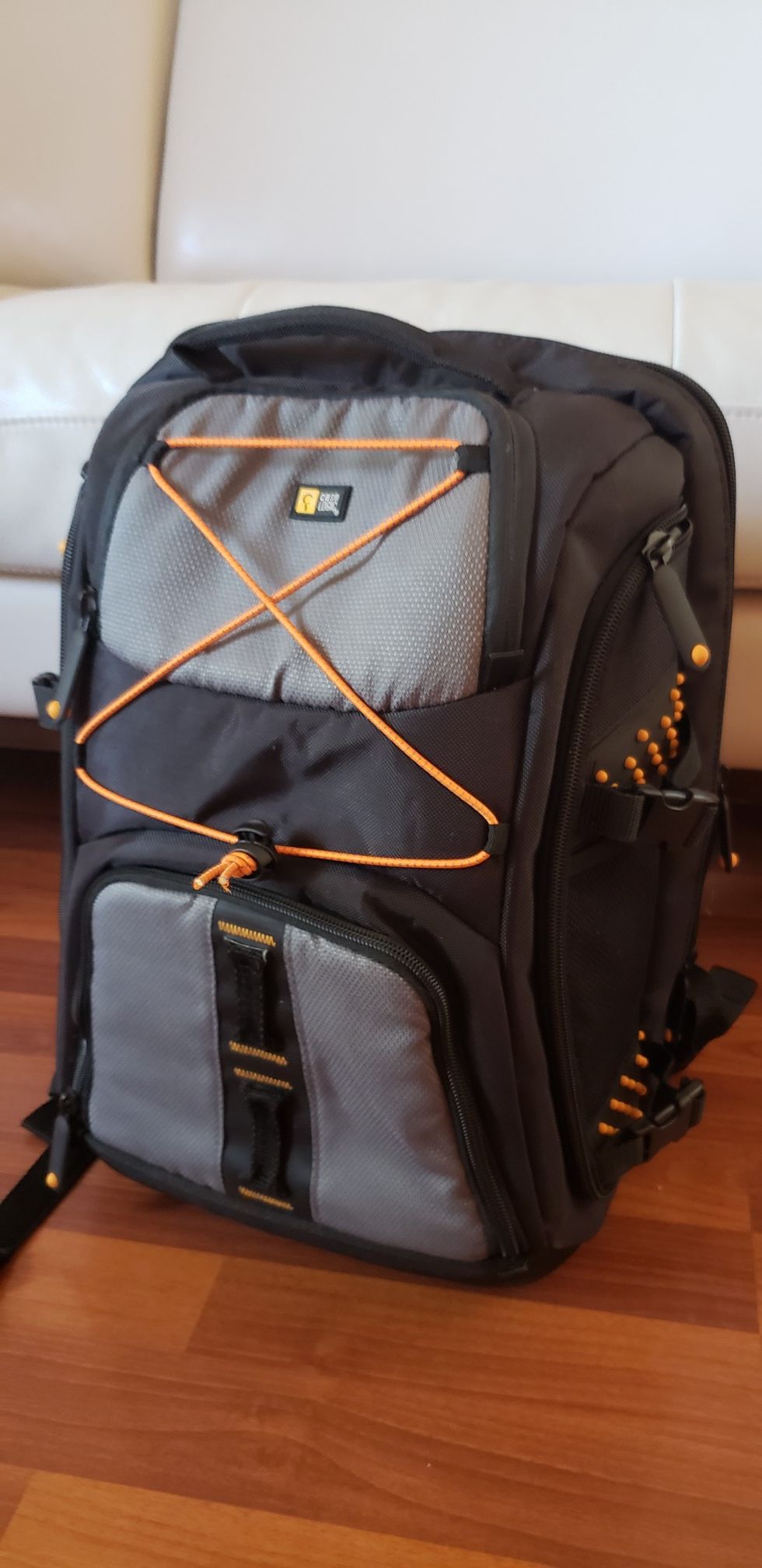 Laptop camera backpack used once