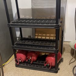 Storage 4 Shelves 55” Height X 35” Wide X 18” Depth 