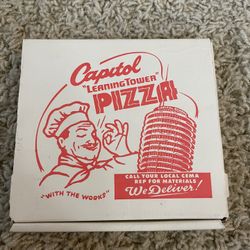 Capital Pizza Cd In Pizza Box