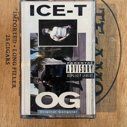Ice-T Original Gangster Cassette Tape