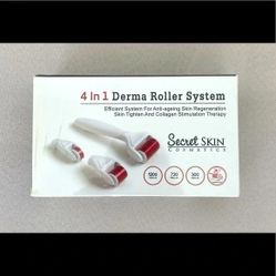 Derma Roller, 4 in 1 by Secret Skin Cosmetics, New
