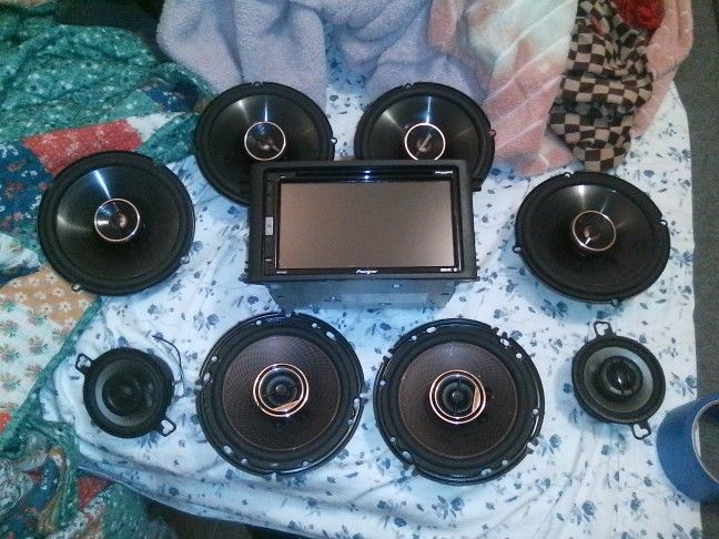 Pioneer Dvd Plàyer Jl Àudio 3.5in Infinity Ref3rence 6.5 Kenwood 6 .5