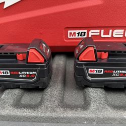 Milwaukee M18 REDLITHIUM XC 5.0 Battery NEW – $67 c/u o 2 por $120