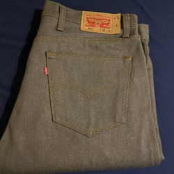 Dark Gray Levi’s 501s