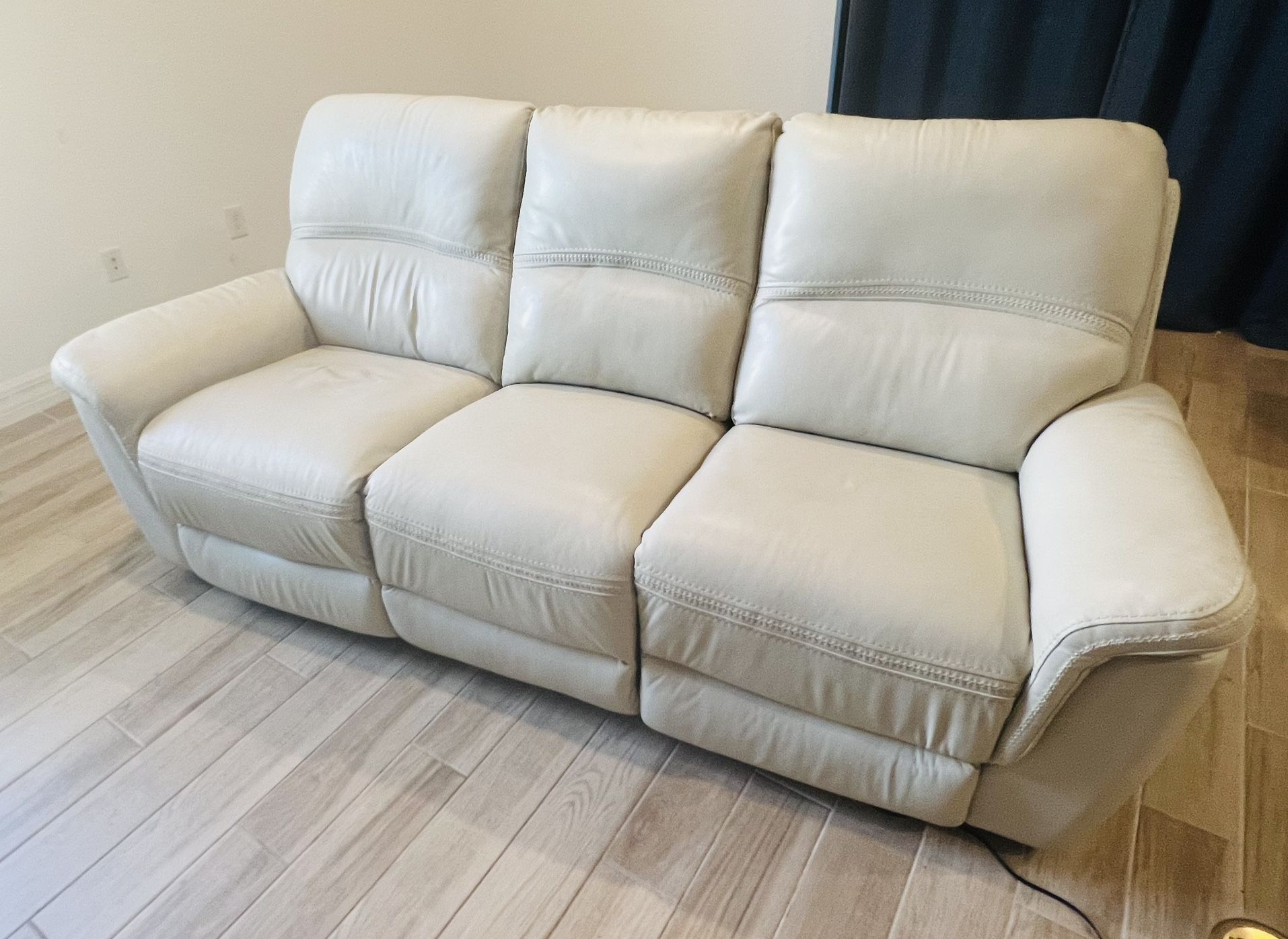 Reclining Italian Leather Couch