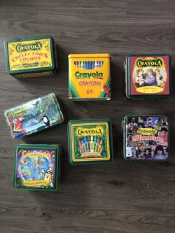 Collectible Crayola tins