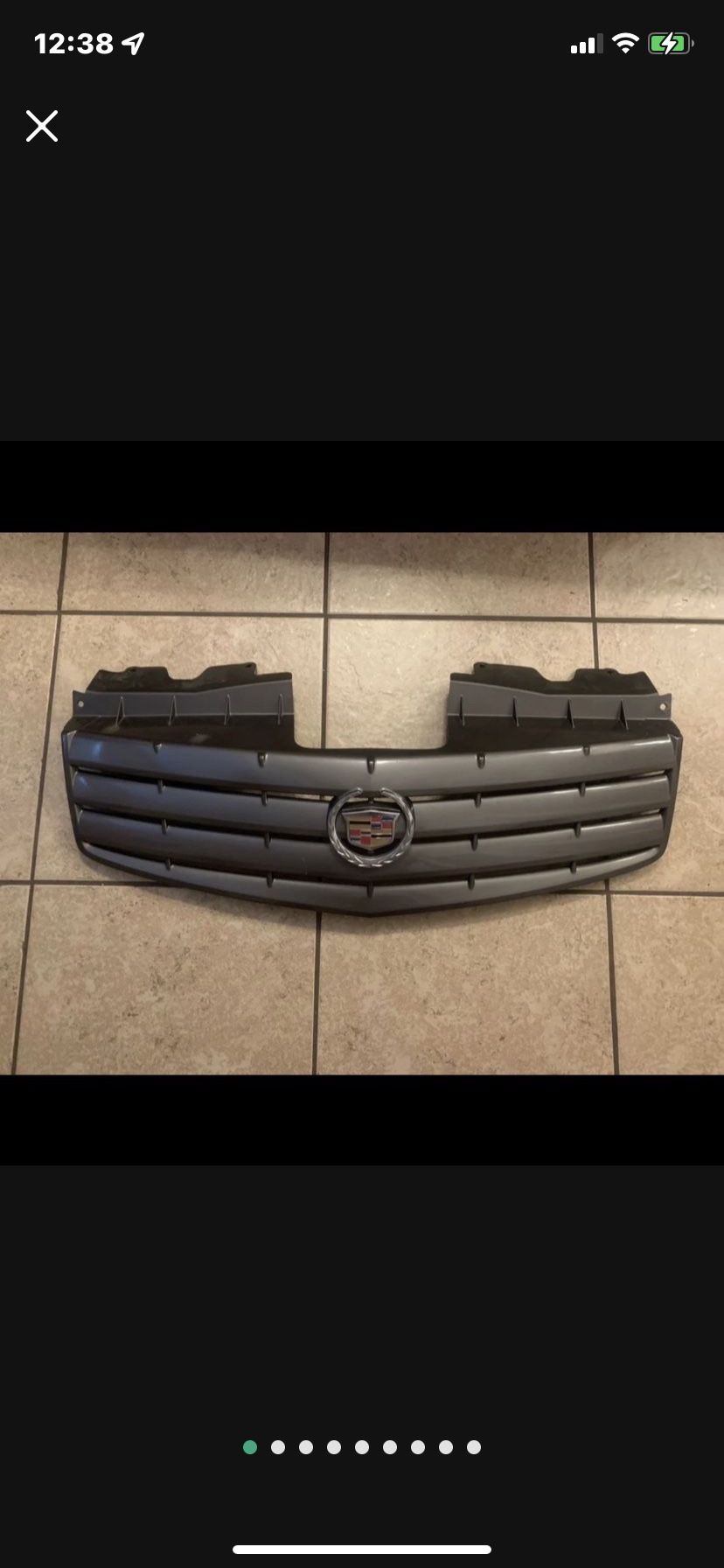OEM Cadillac CTS 2003 2004 2005 2006 2007 Gray Front I Grille. This is a preowned grille, Please look at picture #11 where you could see a small mark 