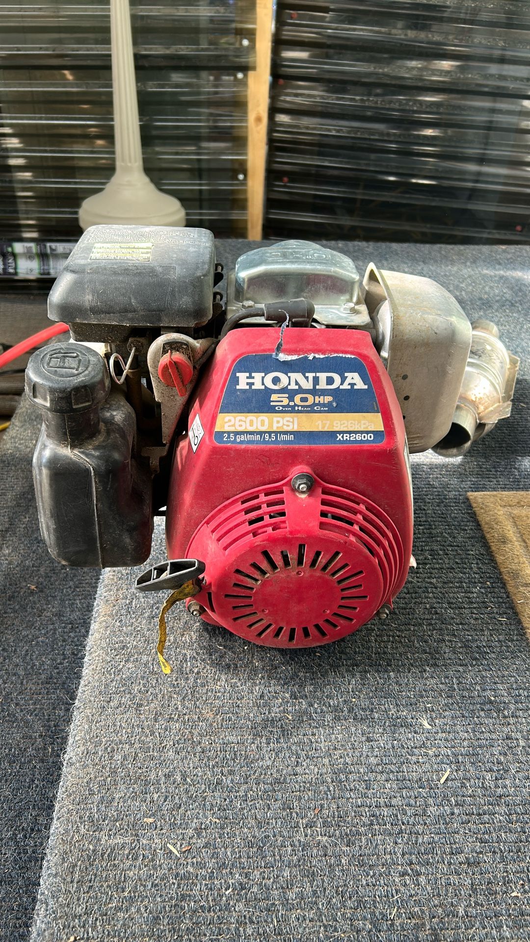 Honda 5.0 2600 Psi Motor Go Kart