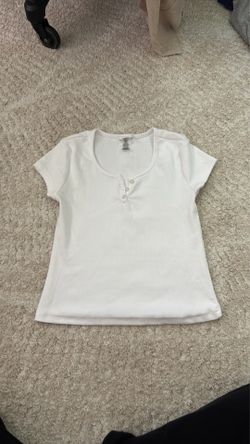 White Top with buttons