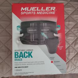 Brand New Adjustable Lumbar Back Brace 