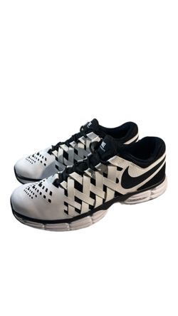 Nike Lunar TR1 Men's Cross Training Shoes Black White Lunarlon Size 9