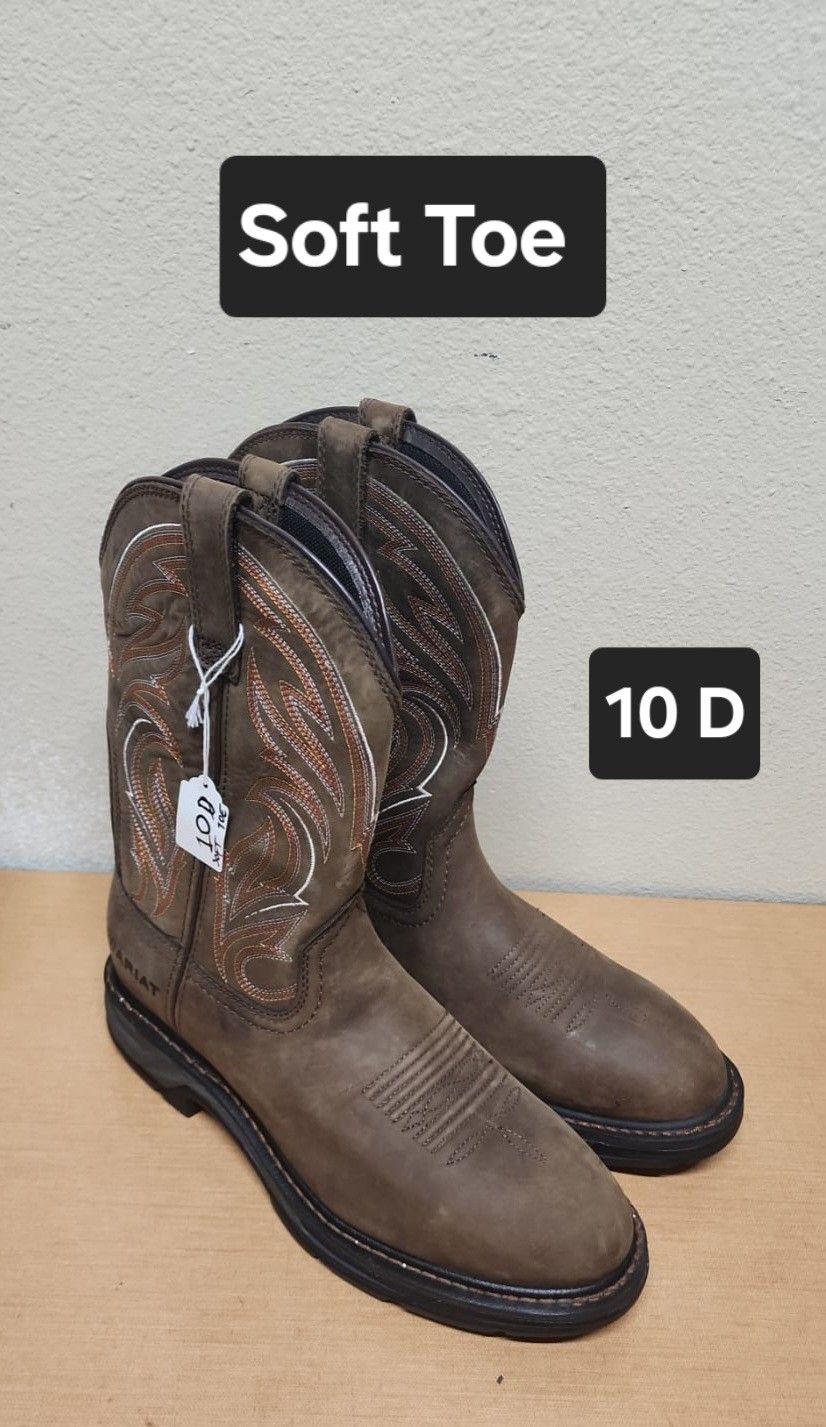 Ariat Work Boot Size 10 D SOFT TOE