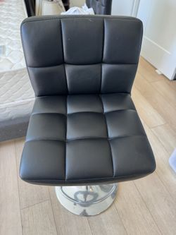 Kitchen Island High Chair  Leather 