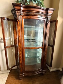 Large curio cabinet