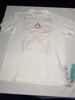 Off-White Spray Marker Arrows Slim Red T-Shirt