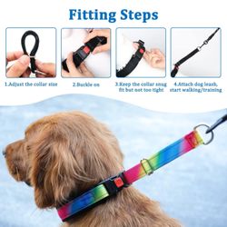 Collar Martingale para perros, collar de perro sin tirones con bandera estadounidense para perros pequeños, medianos y grandes