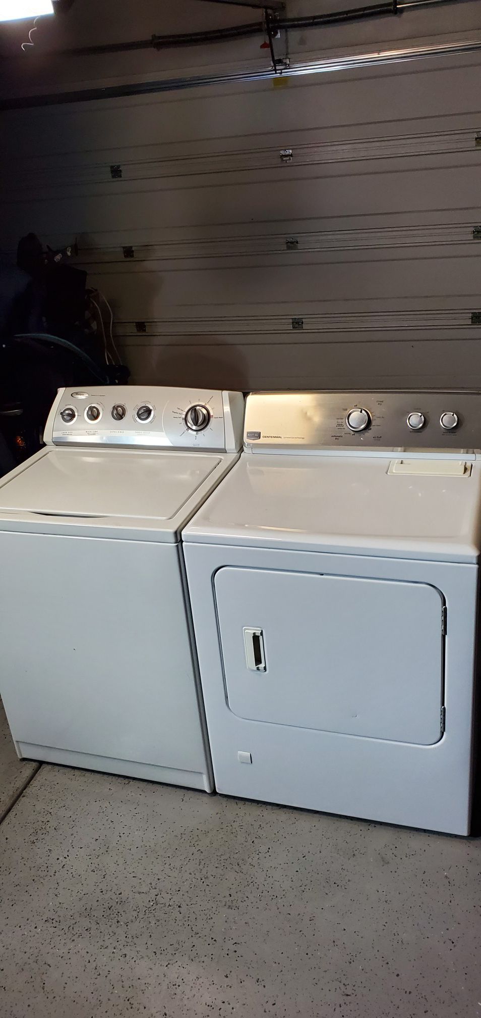 Whirlpool Washer And Maytag Centennial Gas Dryer