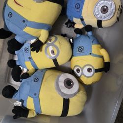 Minions Plush Toys – 5 for $10