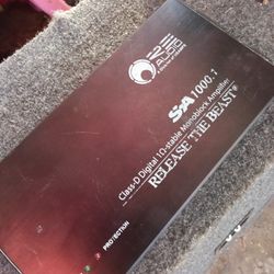 RE Audio SA1000.1 Amplifier 