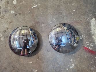 Chrome Dome Hubcaps Set of 2 - 9.25"