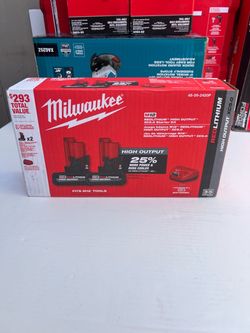 Milwaukee m12 batteries 5.0 Highpout