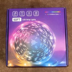 Brand New  50 Ft Led String Light With Music Sync And Mic With Over 16 Million Color