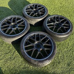 Mercedes AMG C class / E class 19” inch Matte Black Wheels and Tires