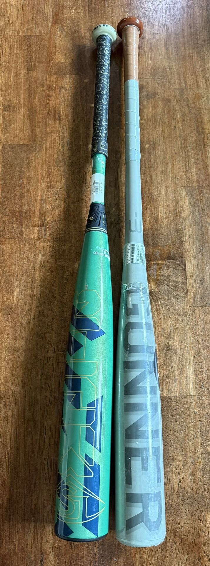 New Without Plastic Louisville Meta and Brand New Warstic Gunner Baseball Bats