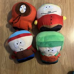 4 South Park Plushies 7inch 