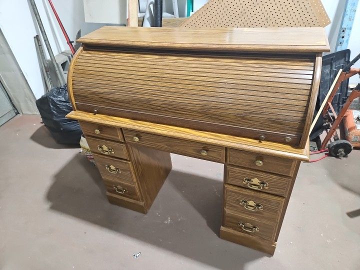 Vintage Roller Top Desk