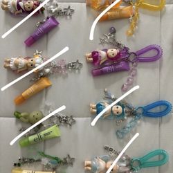 SONNY ANGEL KEYCHAINS WITH LIP GLOSS 😍