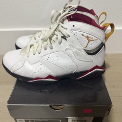 Nike Air Jordan 7 Retro Cardinal 2011 Sz 9