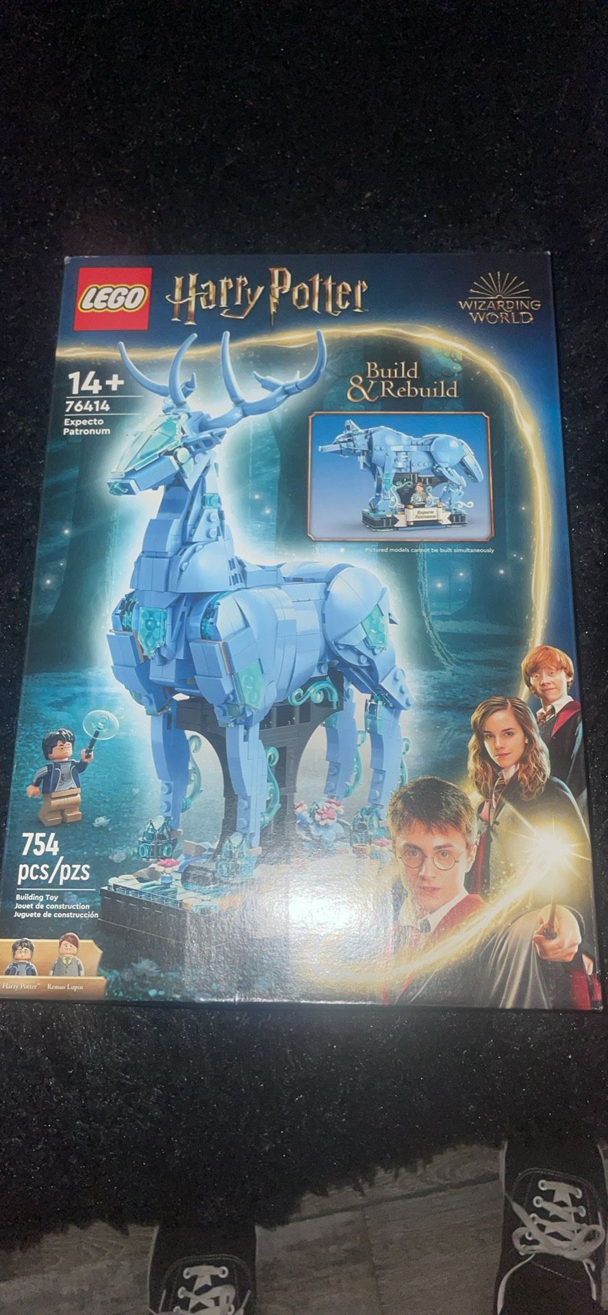 LEGO Harry Potter Expecto Patronum 76414 Collectible 2 in 1 Building Set, Build and Display Patronus Set for Teens and Fans of the Wizarding World, Ha